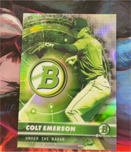 2026 Bowman Chrome #UR-4 Colt Emerson Under The Radar Insert — front
