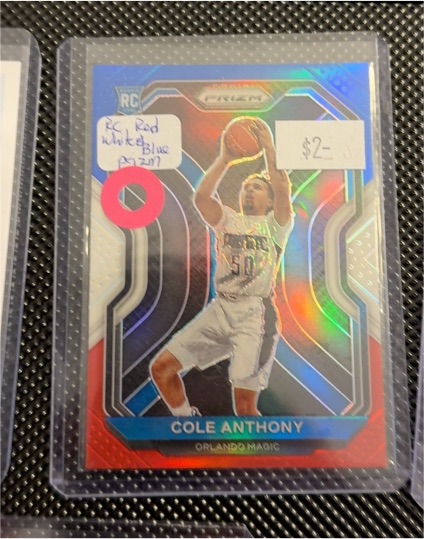 2020-21 Panini Prizm #292 Cole Anthony — front