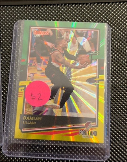 2020-21 Panini Donruss #28 Damian Lillard — front