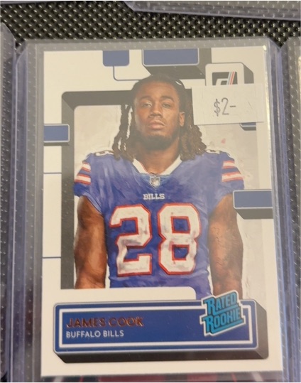 2022 Panini Donruss #315 James Cook Rated Rookie Buffalo Bills — front