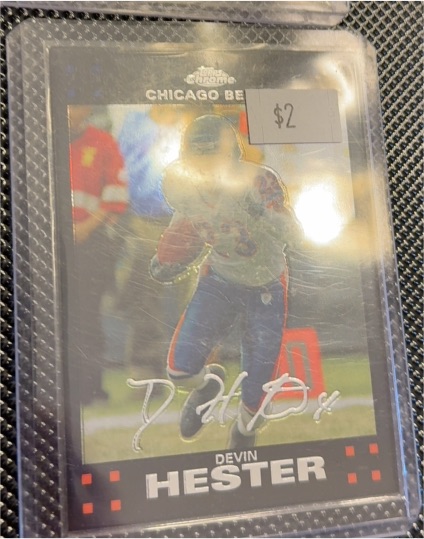 2007 Topps Chrome #TC145 Devin Hester — front