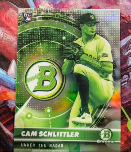 2026 Bowman Chrome #UR-2 Cam Schlittler Under The Radar — front