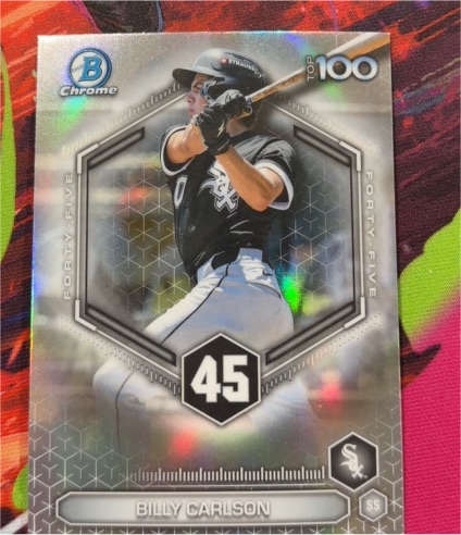 2026 Bowman Chrome #BTP-45 Billy Carlson — front