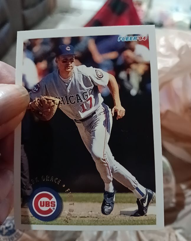 1994 Fleer #383 Mark Grace — front