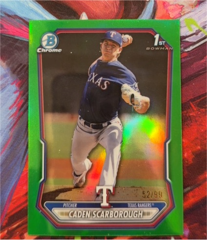 2026 Bowman Chrome #BCP-17 Caden Scarborough — front