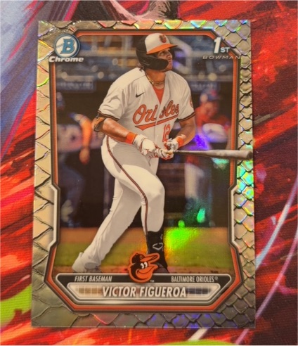 2026 Bowman Chrome #BCP-117 Victor Figueroa — front