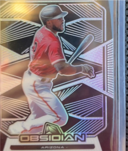 2020 Panini Chronicles Obsidian #60 Starling Marte — front