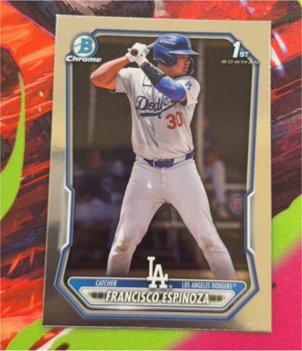 2026 Bowman Chrome #BCP-106 Francisco Espinoza — front