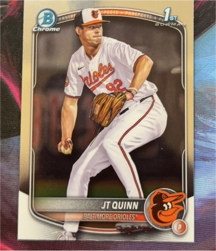 2025 Bowman Draft Chrome #BDC-85 JT Quinn — front