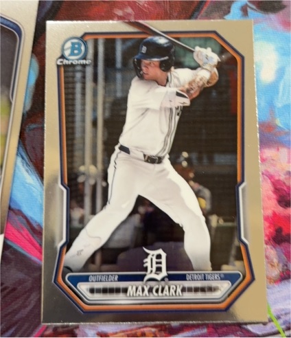 2025 Bowman Draft Chrome #BDC-48 Max Clark — front