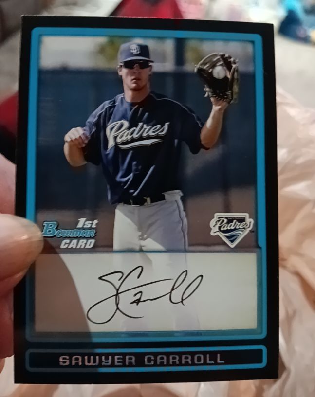 2009 Bowman Prospects #BP27 Sawyer Carroll — front