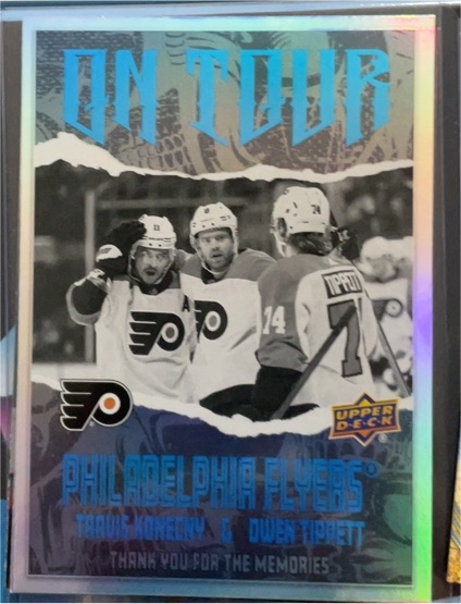 2024-25 Upper Deck Series 2 On Tour #OT-3 Travis Konecny / Owen Tippett — front