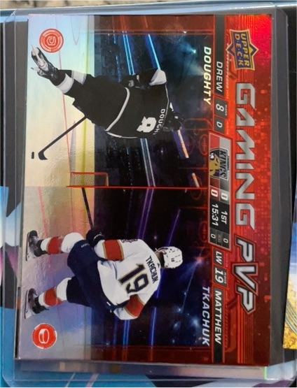 2024-25 Upper Deck #GPVP-2 Drew Doughty / Matthew Tkachuk Gaming PVP — front