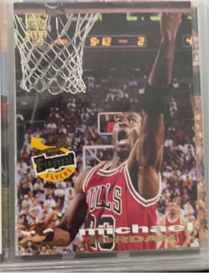 1993-94 Topps Stadium Club #181 Michael Jordan Frequent Flyers — front