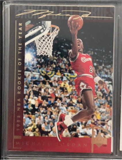1994 Upper Deck Basketball Heroes #37 Michael Jordan — front