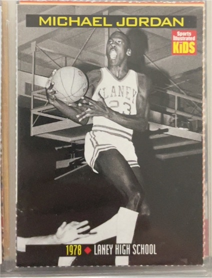 1999 Sports Illustrated for Kids #776 Michael Jordan Laney High School — front