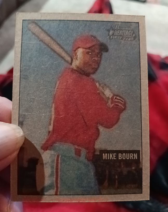 2005 Bowman Heritage #270 Mike Bourn — front