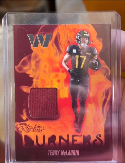 2024 Panini Absolute Burners #AB-TMN Terry McLaurin — front
