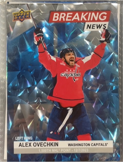 2024-25 Upper Deck Series 1 Breaking News #BN-3 Alex Ovechkin — front