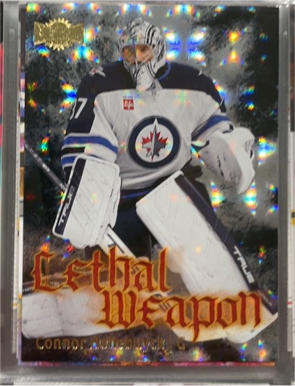 2025-26 Skybox Metal Universe #LW-3 Connor Hellebuyck — front