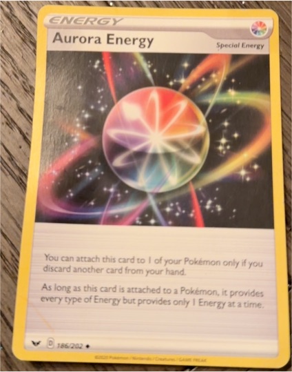 2020 Pokémon Sword & Shield #186 Aurora Energy — front