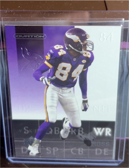 2002 Upper Deck Ovation #47 Randy Moss — front