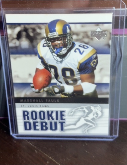 2005 Upper Deck Rookie Debut #90 Marshall Faulk — front