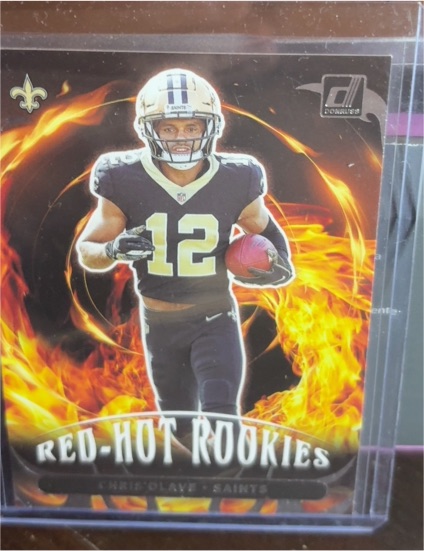 2022 Donruss Red Hot Rookies #RHR-4 Chris Olave — front