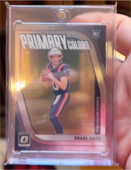 2024 Panini Donruss Optic #3 Drake Maye Rookie Primary Colors — front