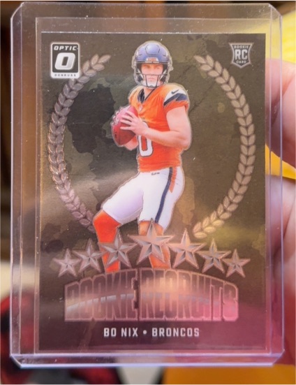 2024 Panini Donruss Optic #4 Bo Nix Rookie Recruits — front