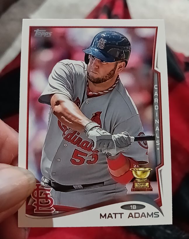 2014 Topps #157 Matt Adams — front