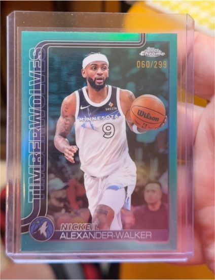 2025-26 Topps Chrome #193 Nickeil Alexander-Walker — front