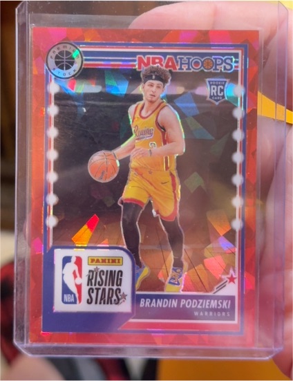 2023-24 Panini NBA Hoops Premium Stock #297 Brandin Podziemski — front
