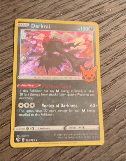 2020 Pokémon #105 Darkrai — front