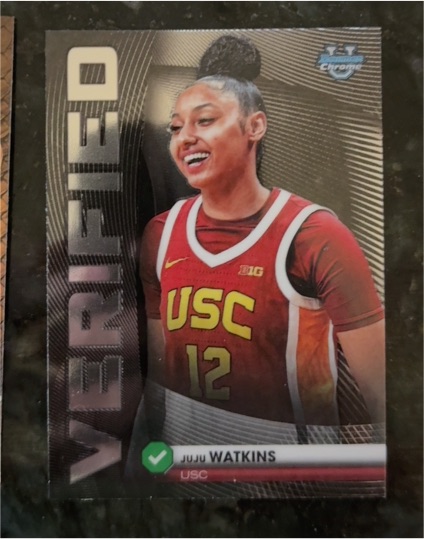 2025-26 Bowman Chrome #BV-8 Juju Watkins — front