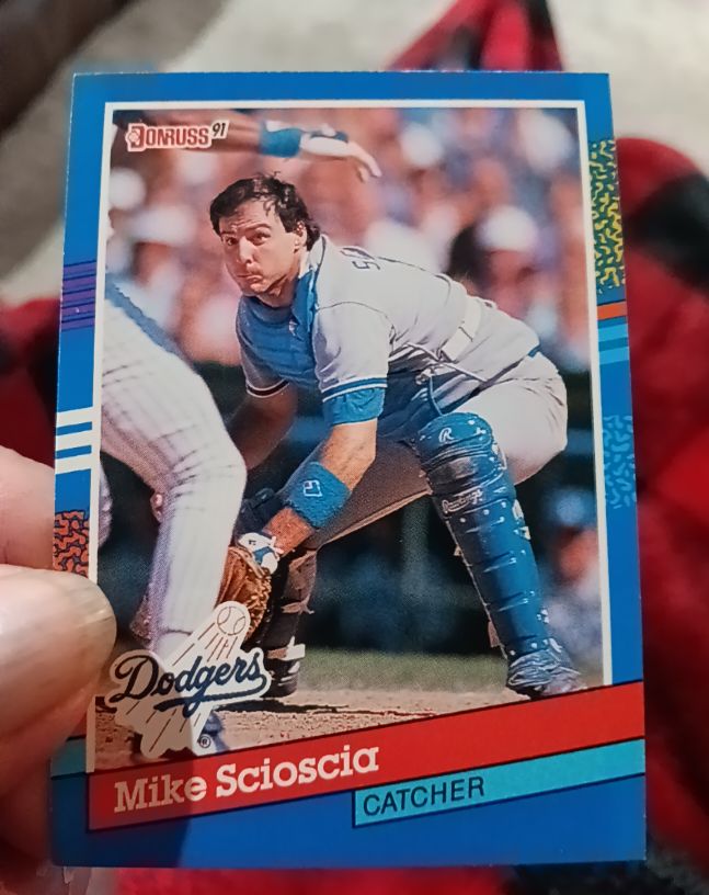 1991 Donruss #112 Mike Scioscia — front