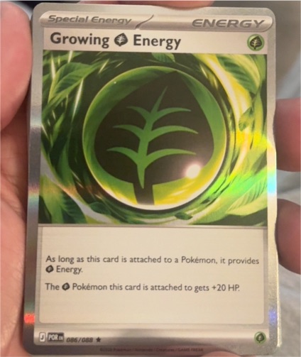 2023 Pokémon Perfect Order #086 Growing Grass Energy — front