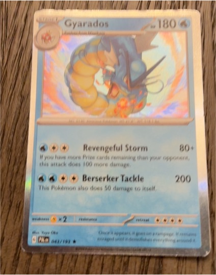 2023 Pokémon Paldea Evolved #043 Gyarados — front