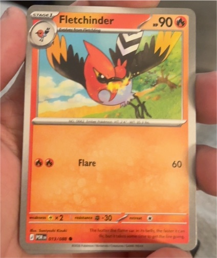 2026 Pokémon Perfect Order #013 Fletchinder — front