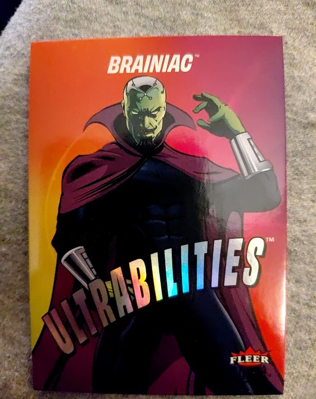 2026 Fleer Ultra Superman Ultrabilities #16 UB Brainiac — front