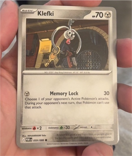 2026 Pokémon #059 Klefki — front