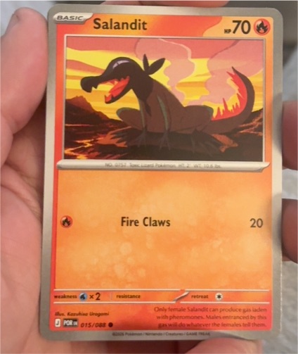 2023 Pokémon ME03: Perfect Order #015 Salandit — front