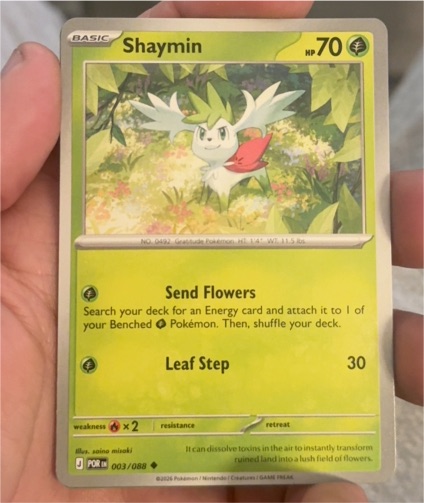 Pokémon TCG Perfect Order 003/088 Shaymin — front