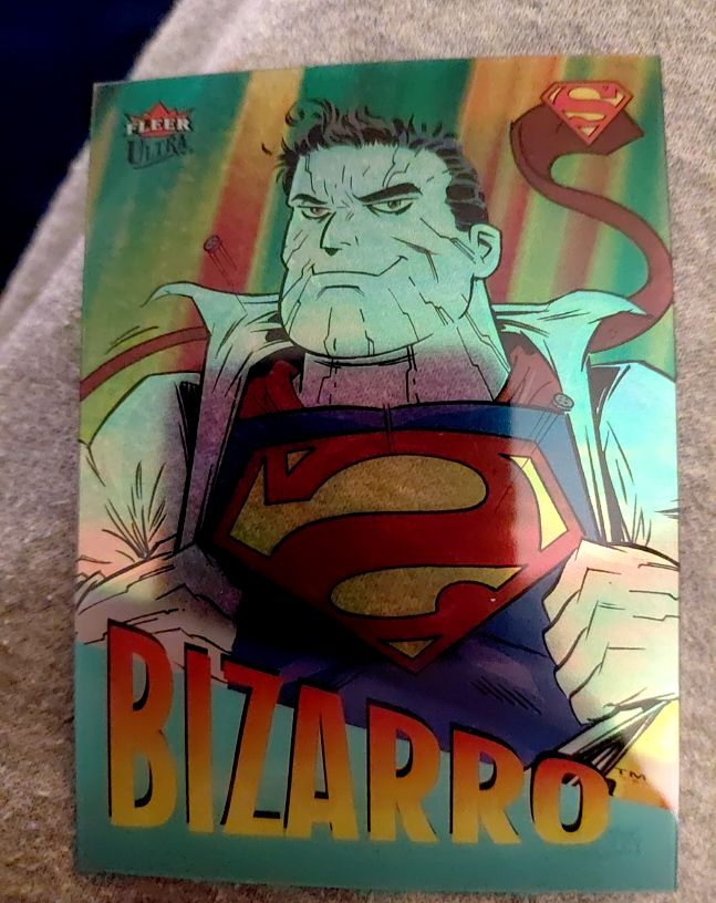 1995 Fleer Ultra Superman Retro #R-4 Bizarro — front