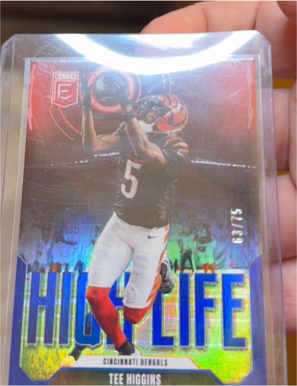 2025 Panini Donruss Elite #6 Tee Higgins High Life Silver Cincinnati Bengals — front