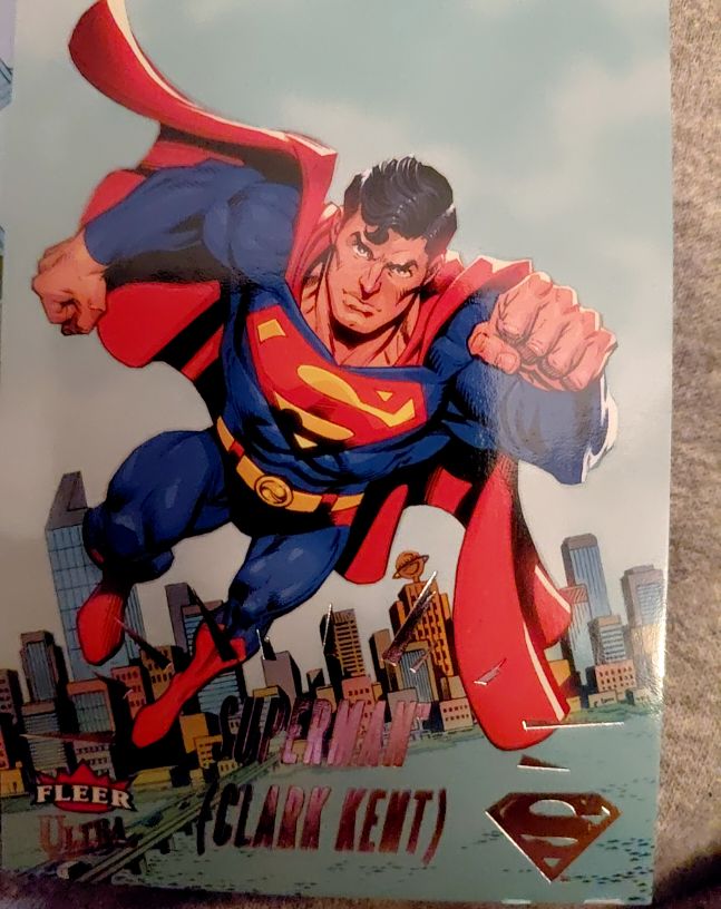 1995 Fleer Ultra #R-41 Superman (Clark Kent) — front