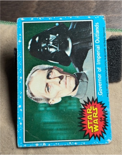 1977 Topps Star Wars #64 Governor of Imperial Outlands — front