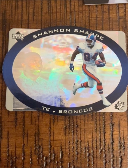 1995 Upper Deck SPx #14 Shannon Sharpe — front