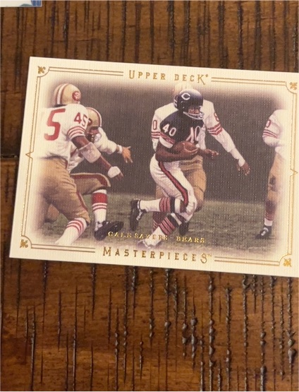2008 Upper Deck Masterpieces #MPP6 Gale Sayers — front