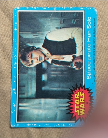 1977 Topps #4 Han Solo Star Wars — front